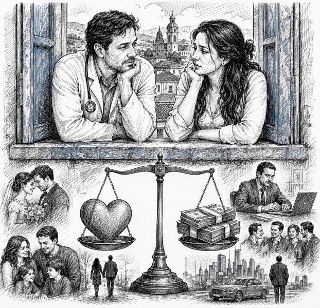 O QUE PESA MAIS NA BALANÇA: O AMOR OU O DINHEIRO?