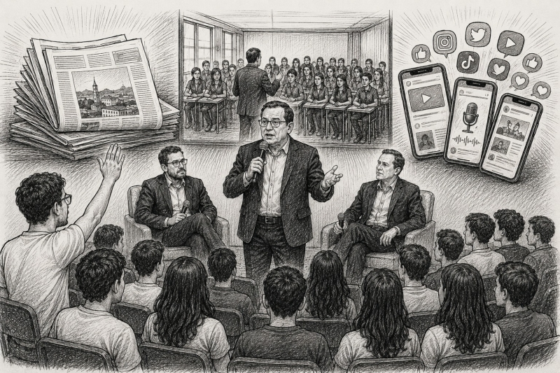 A DISPUTA ENTRE O IMPRESSO, O PRESENCIAL E AS REDES SOCIAIS